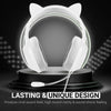 Playmax RGB Cat Ear Headset (White) (Switch, PC, PS5, PS4, Xbox Series X, Xbox One)