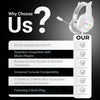 Playmax RGB Cat Ear Headset (White) (Switch, PC, PS5, PS4, Xbox Series X, Xbox One)