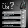 Playmax RGB Cat Ear Headset (Black) (Switch, PC, PS5, PS4, Xbox Series X, Xbox One)