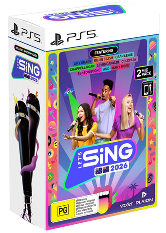 Let's Sing 2026 Double Mic Bundle (PS5)