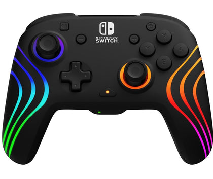 PDP Afterglow Wave Wireless Switch Plus Controller (Black) (Switch, Switch 2)