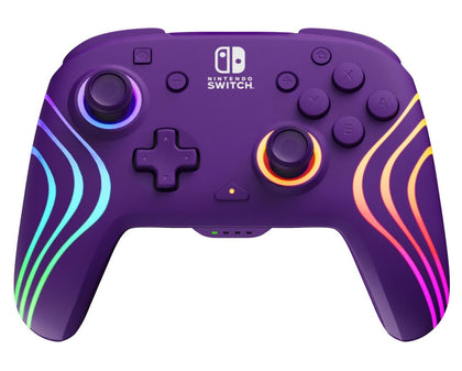 PDP Afterglow Wave Wireless Switch Plus Controller (Purple) (Switch, Switch 2)