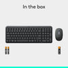 Logitech MK250 Compact Bluetooth Wireless Keyboard and Mouse Combo Graphite