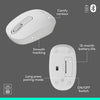 Logitech MK250 Compact Bluetooth Wireless Keyboard and Mouse Combo Off-White