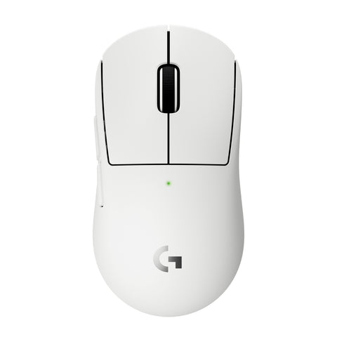 Logitech G PRO X SUPERLIGHT 2 Compact LIGHTSPEED Gaming Mouse (White) (PC)
