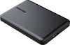 Toshiba Canvio Partner USB-C Portable External Hard Drive 2TB (Black)