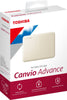 Toshiba Canvio Advance V10 USB 3.0 Portable External Hard Drive 1TB (White)