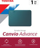 Toshiba Canvio Advance V10 USB 3.0 Portable External Hard Drive 1TB (Green)