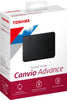 Toshiba Canvio Advance V10 USB 3.0 Portable External Hard Drive 2TB (Black)