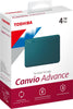 Toshiba Canvio Advance V10 USB 3.0 Portable External Hard Drive 4TB (Green)