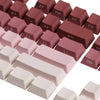 Akko x Veekos PBT Shine-Through Side-Printed Rose Latte Cherry Keycap Set (135-Key)