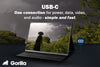 Gorilla 16" 2K 120Hz IPS Portable Gaming Monitor with Leather Case