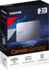 Toshiba Canvio Gaming X2 USB 3.0 Portable External Hard Drive 2TB (Silver)