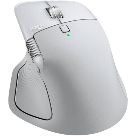 Logitech MX Master 4 for Mac Wireless Mouse - White Silver