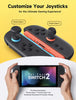 Multi-Mode Joystick Cap and Thumb Grip with Lever Guard Set for Switch 2 - Black