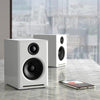 Audioengine A2+ Wireless Speakers Hi-Res Audio Bluetooth Bookshelf Speaker White