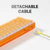 Hexgears Soda Orange 65% RGB Clicky Mechanical Wireless Gaming Keyboard - Orange