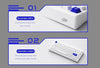 Akko MOD 007B PC 75% V3 Blue on White Piano Pro Wireless Mechanical Keyboard