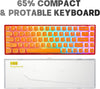 Hexgears Soda Orange 65% RGB Clicky Mechanical Wireless Gaming Keyboard - Orange
