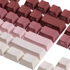 Akko x Veekos PBT Shine-Through Side-Printed Rose Latte Cherry Keycap Set (135-Key)