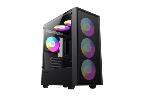GameMax Eco Range Storm Compact Gaming PC Case Black