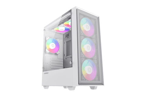 GameMax Eco Range Storm Compact Gaming PC Case White